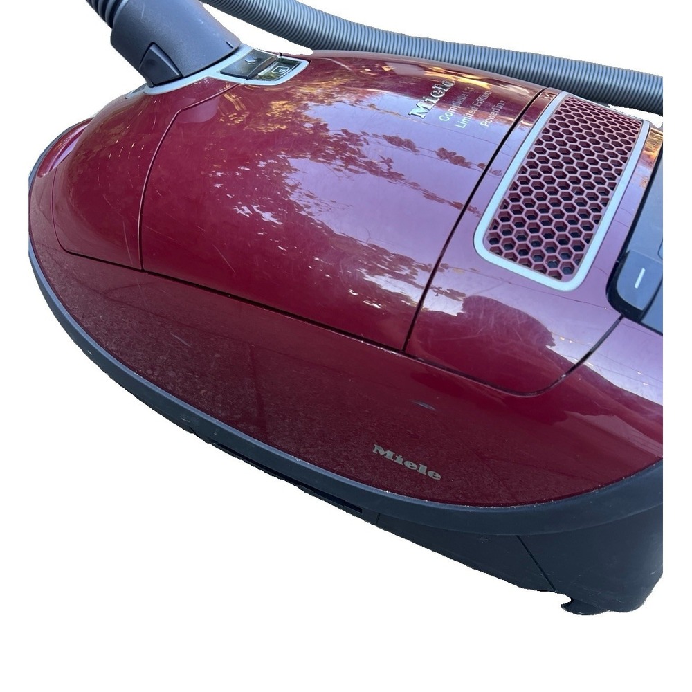 Miele Complete C3 Limited Edition Canister Vacuum Cleaner, Quiet Red Works Great - Picture 5 of 10